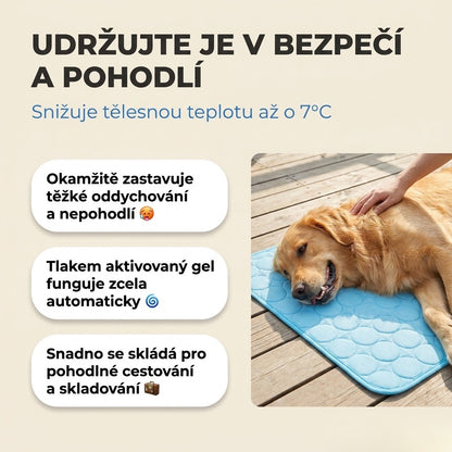 CoolMat™ Samochladicí podložka pro psy a kočky