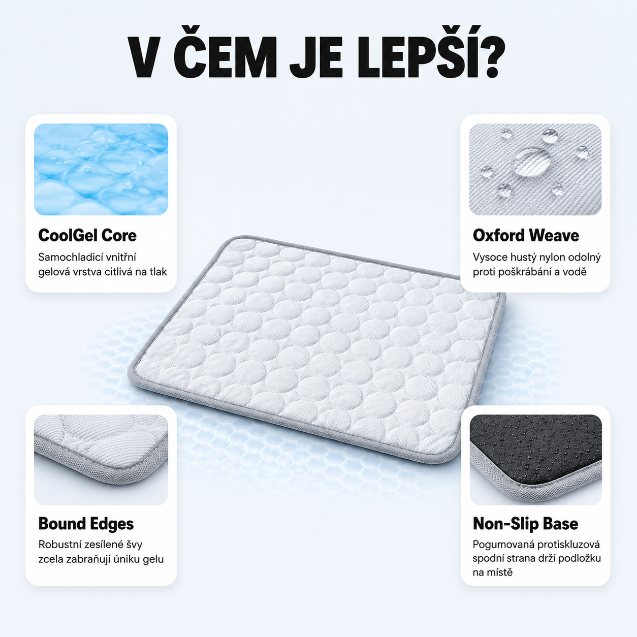 CoolMat™ Samochladicí podložka pro psy a kočky