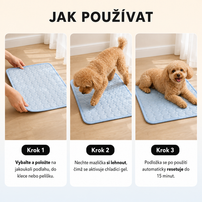 CoolMat™ Samochladicí podložka pro psy a kočky