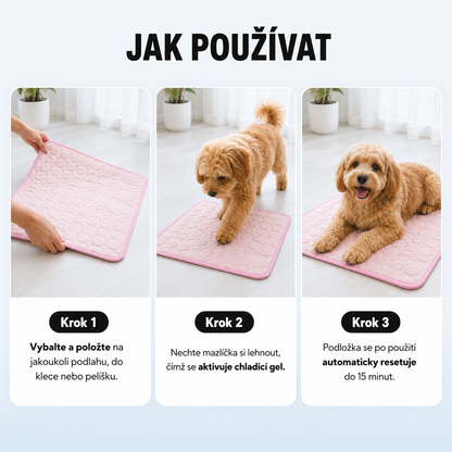 CoolMat™ Samochladicí podložka pro psy a kočky