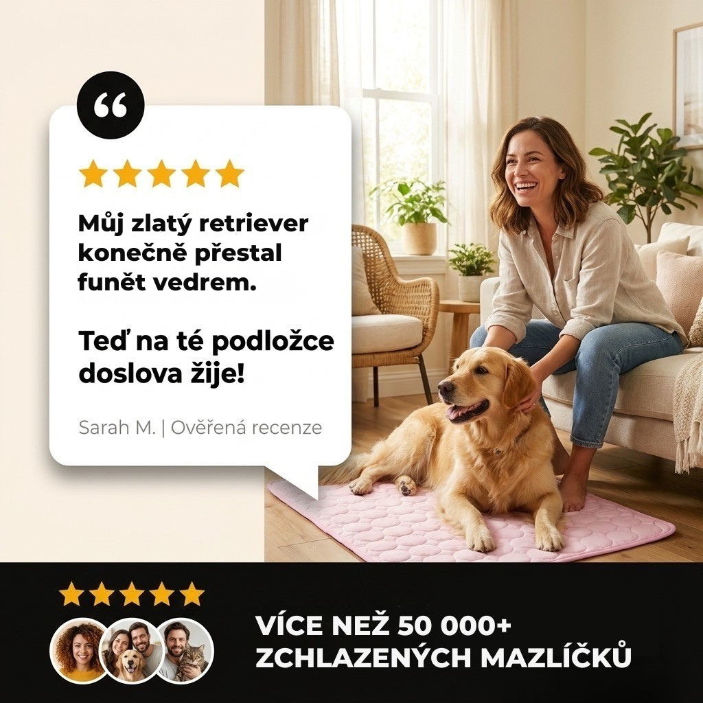 CoolMat™ Samochladicí podložka pro psy a kočky