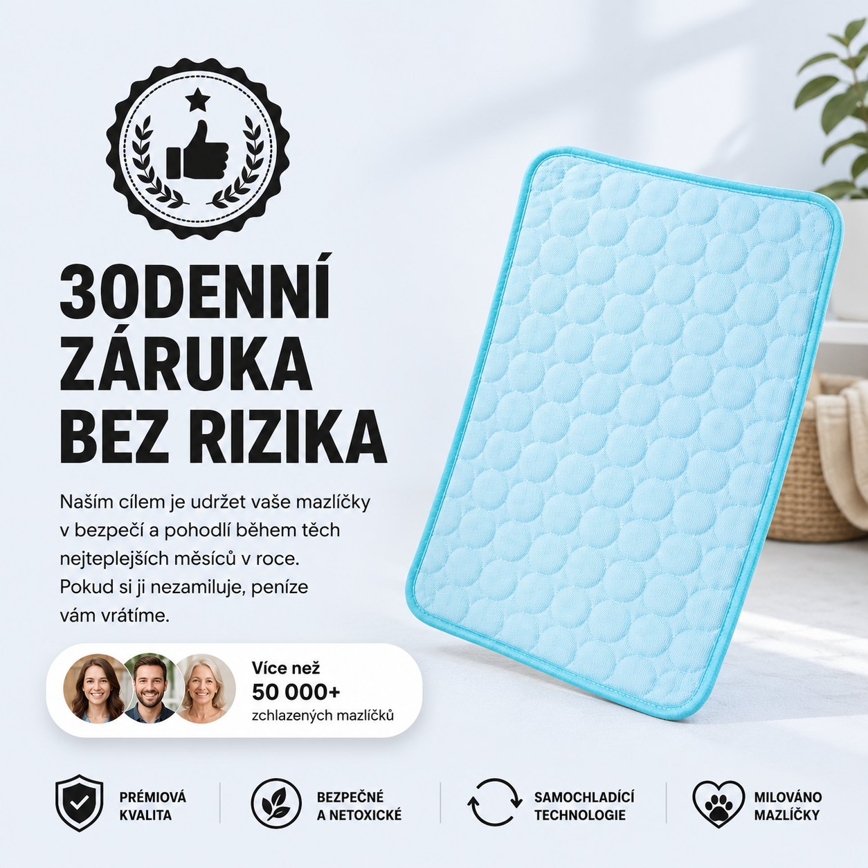 CoolMat™ Samochladicí podložka pro psy a kočky