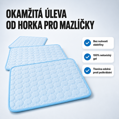 CoolMat™ Samochladicí podložka pro psy a kočky